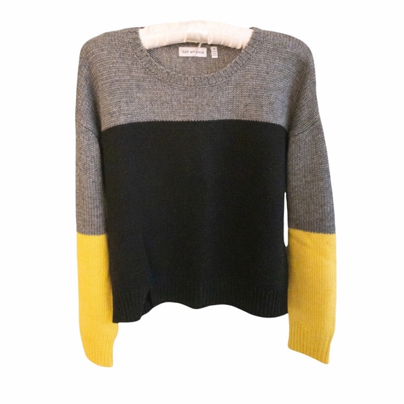 525 America Sweaters - 🎅🏼SALE💥🎁525 america Colorblock Cashmere Wool Sweater